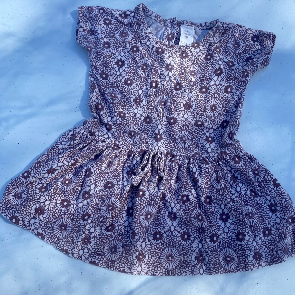 Kate Quinn Organics Dress floral 12-18 months